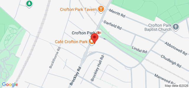 Map showing Yard Sale Pizza - Crofton Park in London