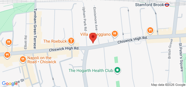 Map showing Yard Sale Pizza - Chiswick in Chiswick
